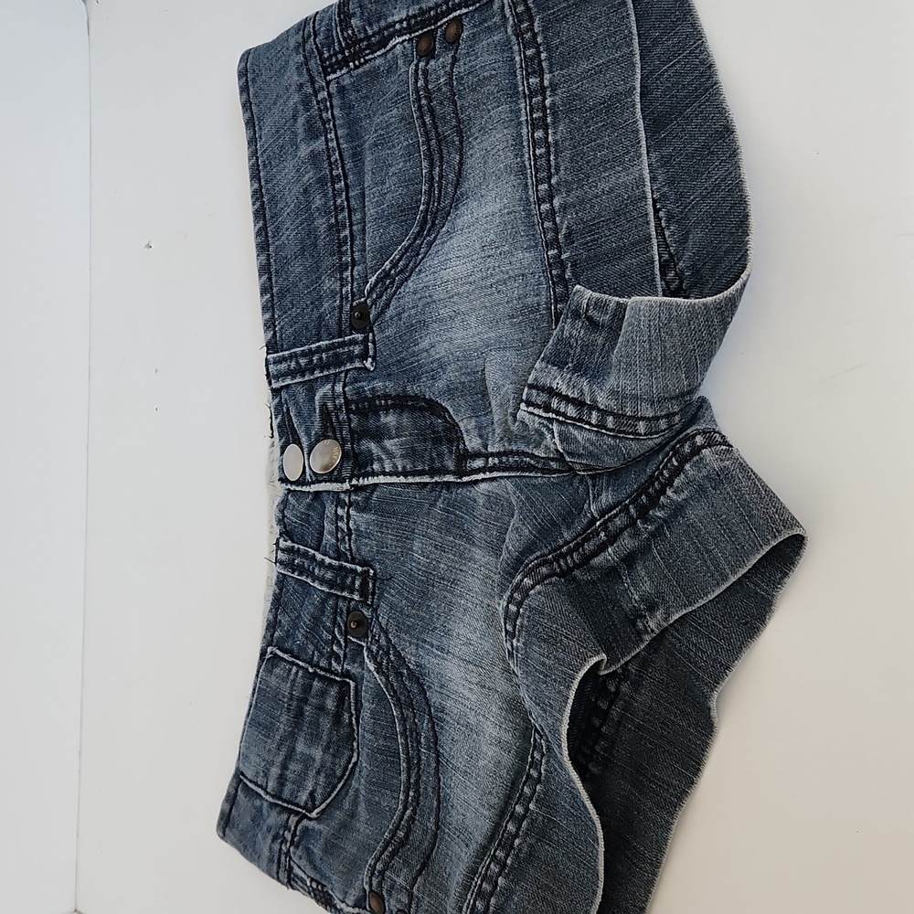 Freestyle women's denim short shorts size5 cotton/poly